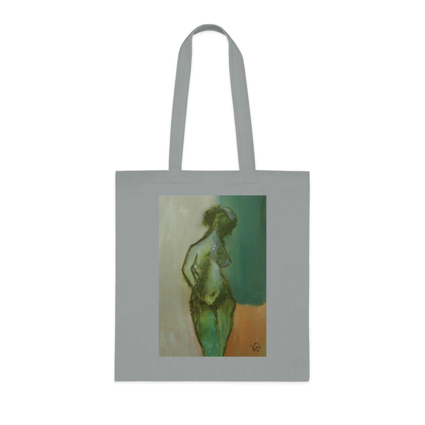 Green Sorbet | Artistic Tote Bag - Female Figure Fine Art