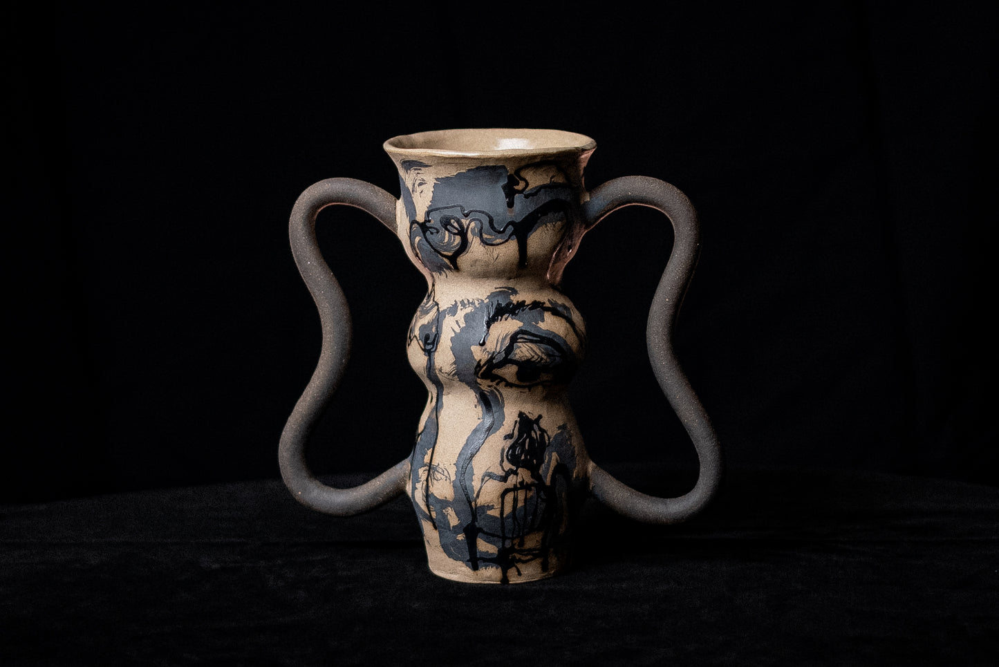 In A Marbled Dream #01 | Unique Ceramic Sculptural Vase