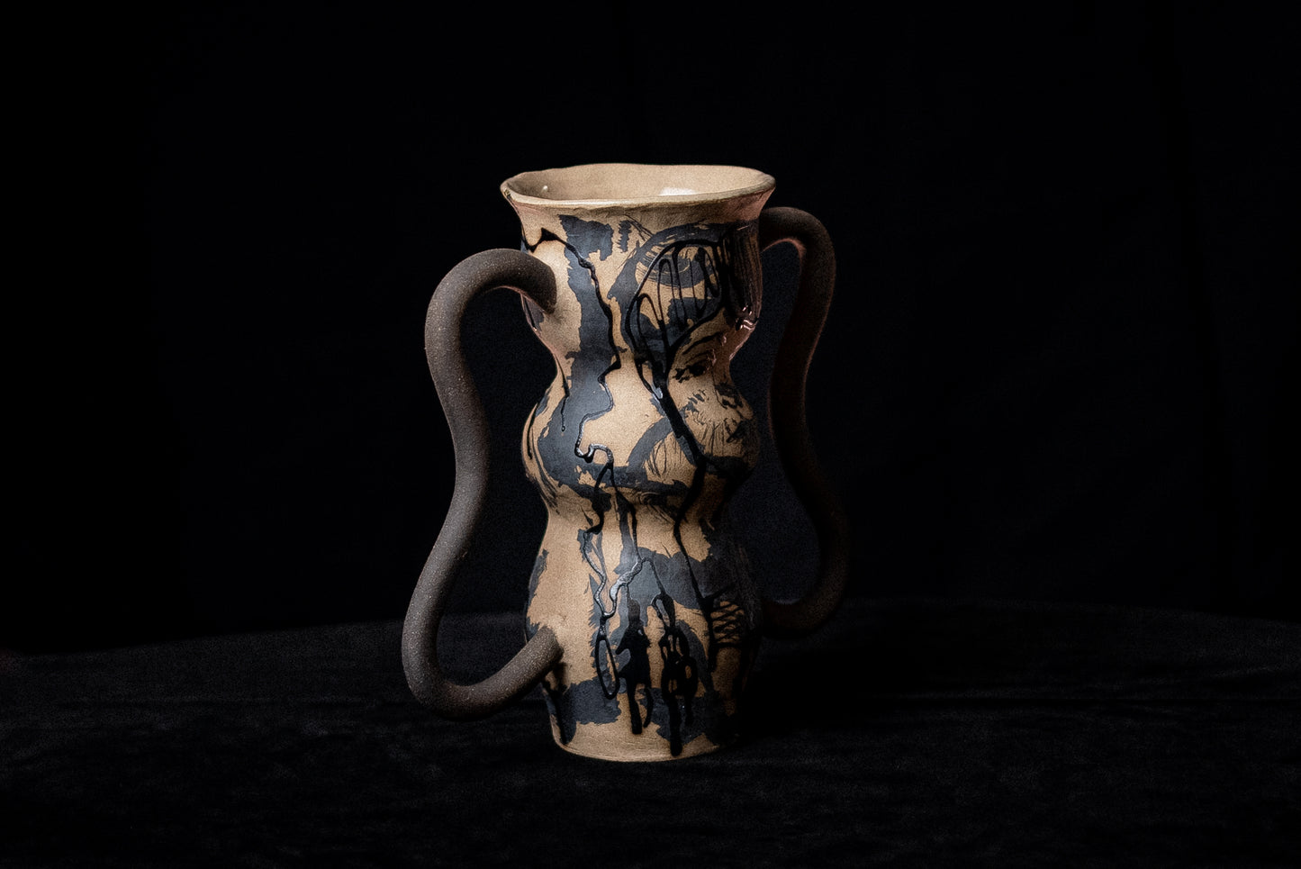In A Marbled Dream #01 | Unique Ceramic Sculptural Vase