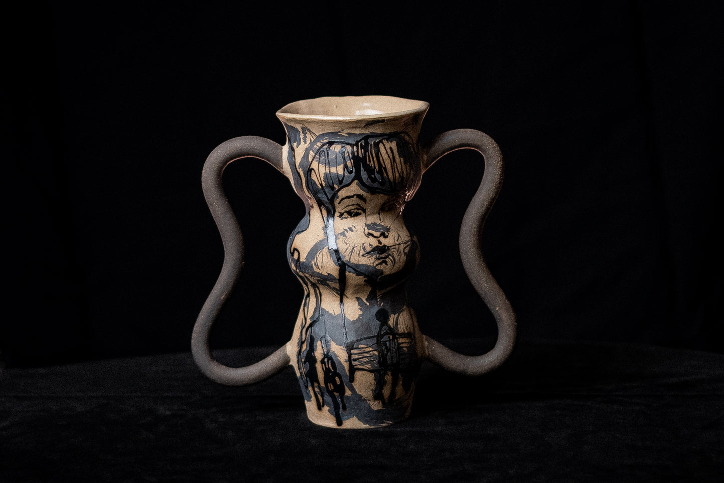 In A Marbled Dream #01 | Unique Ceramic Sculptural Vase
