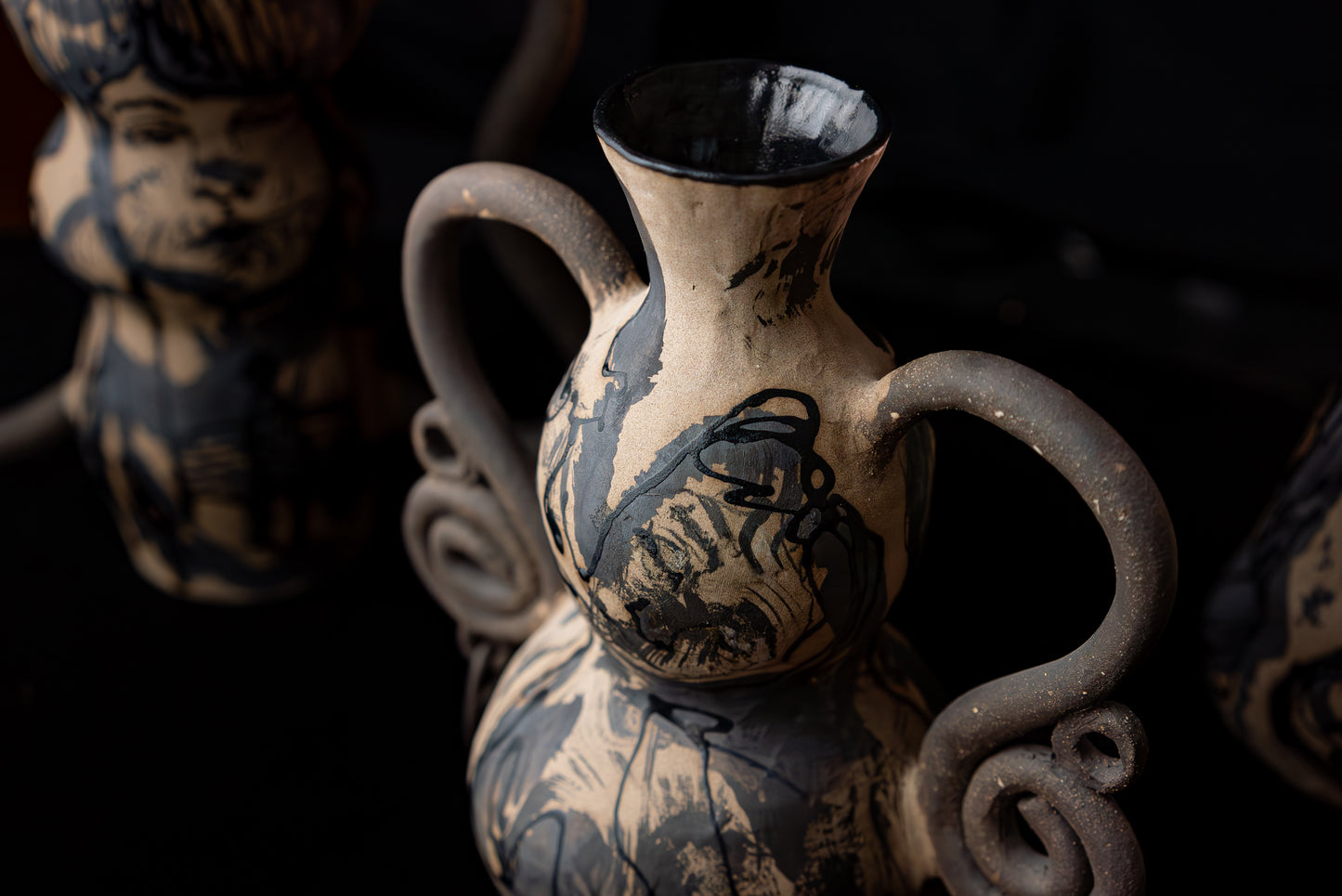 In A Marbled Dream #02 | Unique Ceramic Sculptural Vase