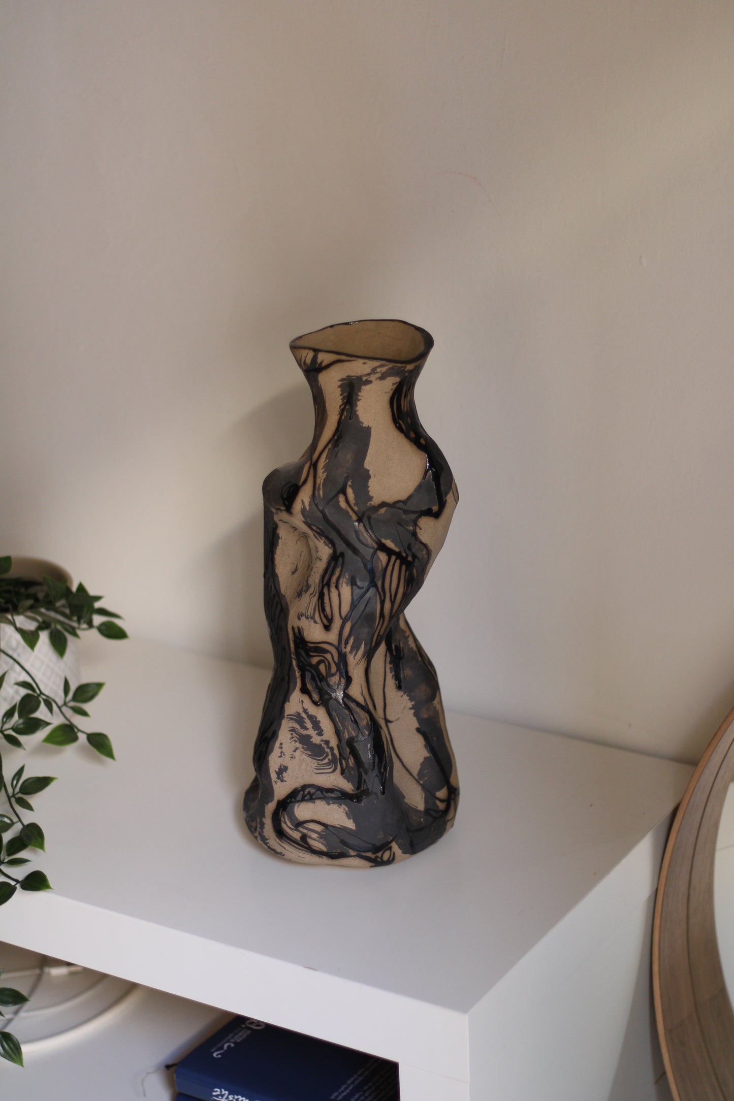 In a Marbled Dream #3 | Ceramic Sculptural Unique Vase