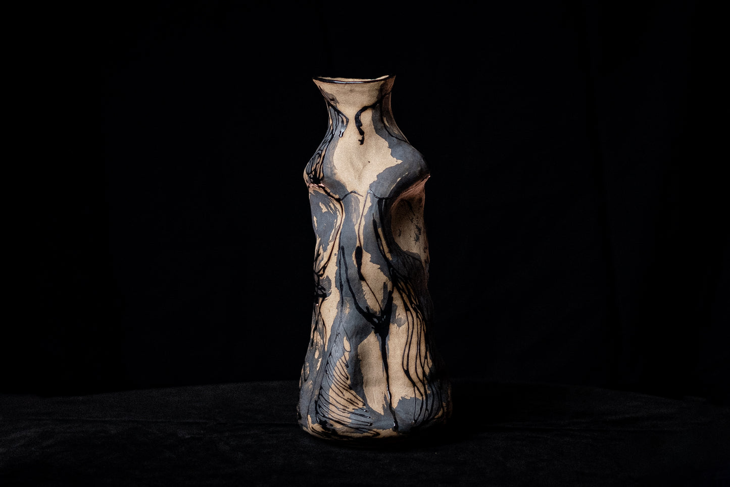 In a Marbled Dream #3 | Ceramic Sculptural Unique Vase