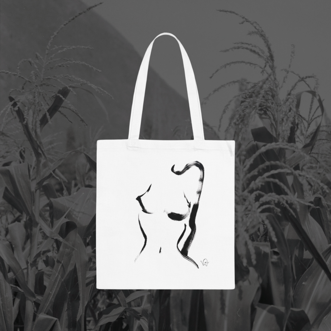 Bold – Minimalist Nude Figure Tote Bag