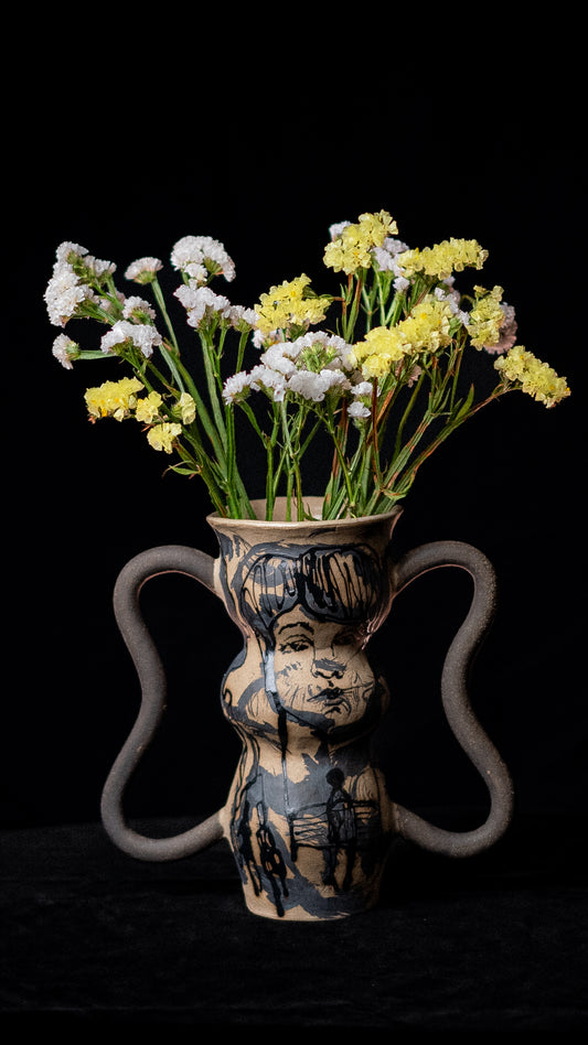 In A Marbled Dream #01 | Unique Ceramic Sculptural Vase