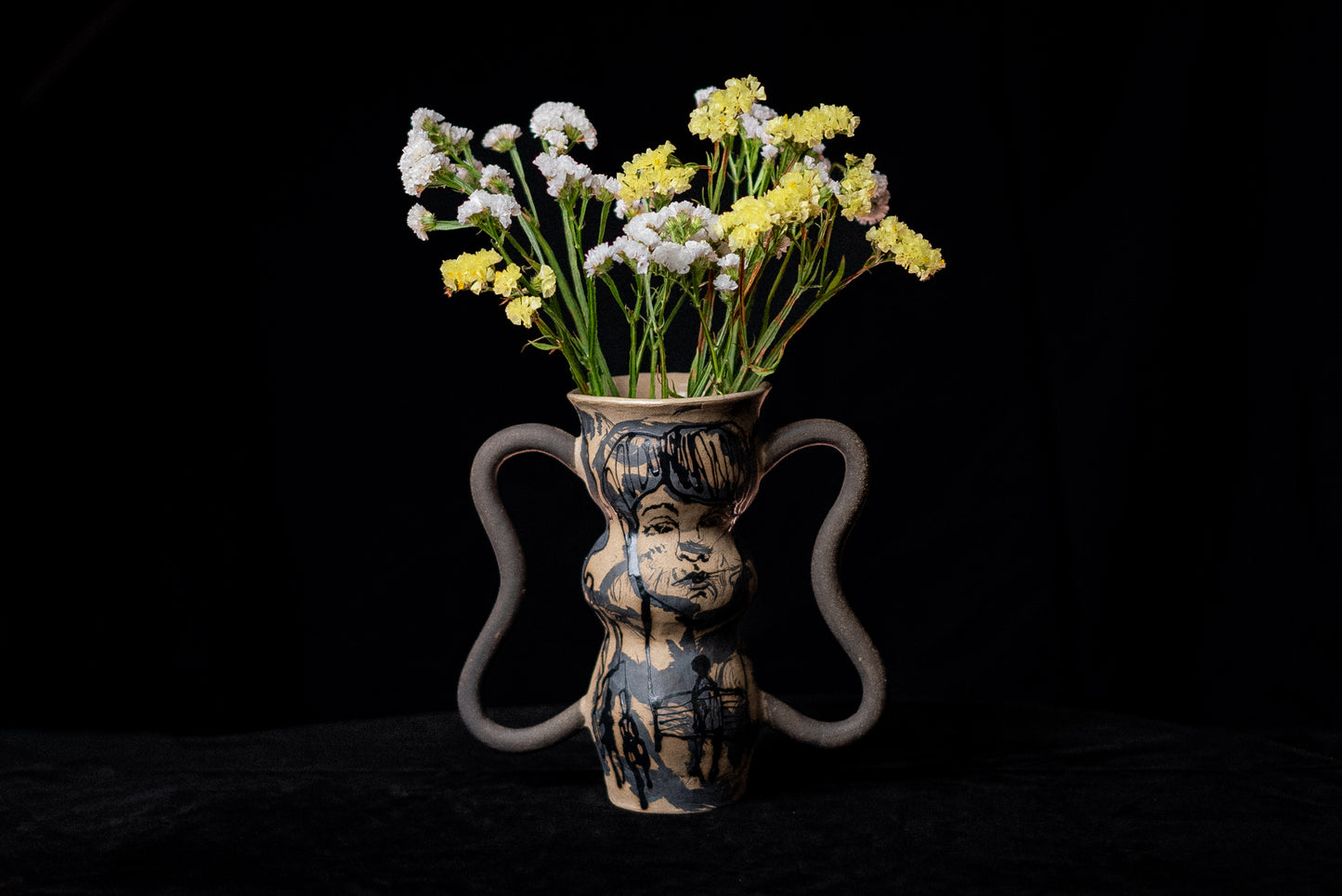 In A Marbled Dream #01 | Unique Ceramic Sculptural Vase