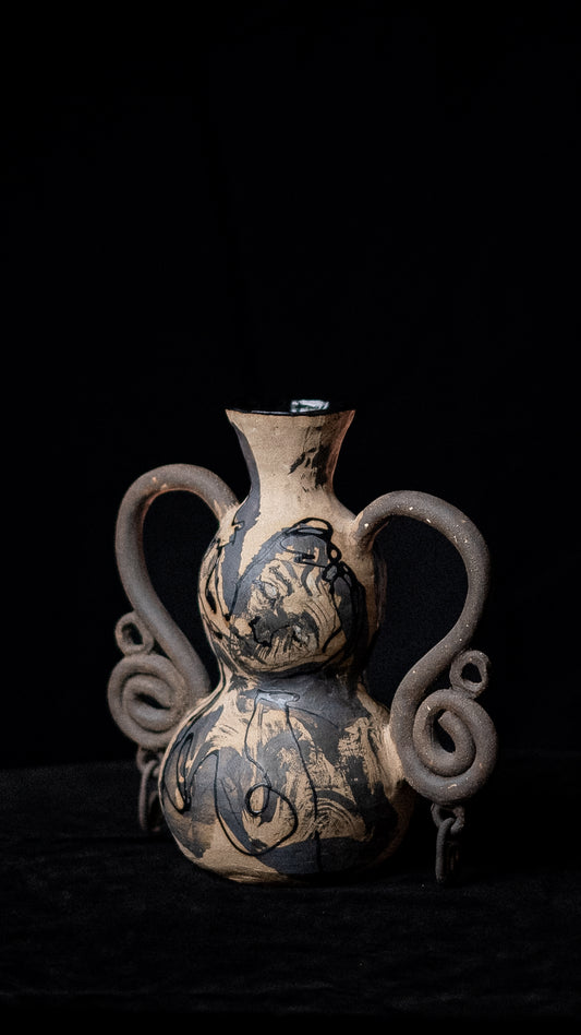 In A Marbled Dream #02 | Unique Ceramic Sculptural Vase