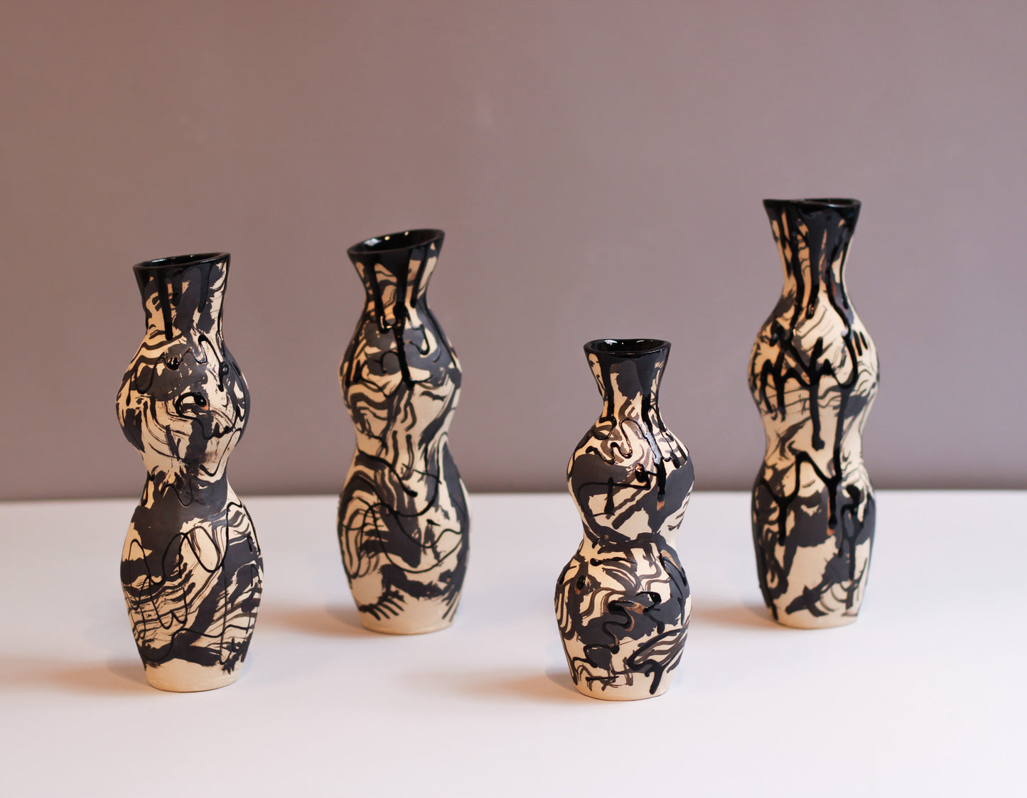 In A Marbled Dream | One Of A Kind Ceramic Sculptural Candleholder