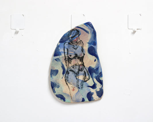Plato "Female Figure Inner Cobalt"