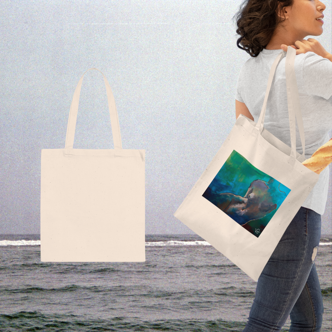 Under The Water -  Artistic Tote Bag for Everyday Use