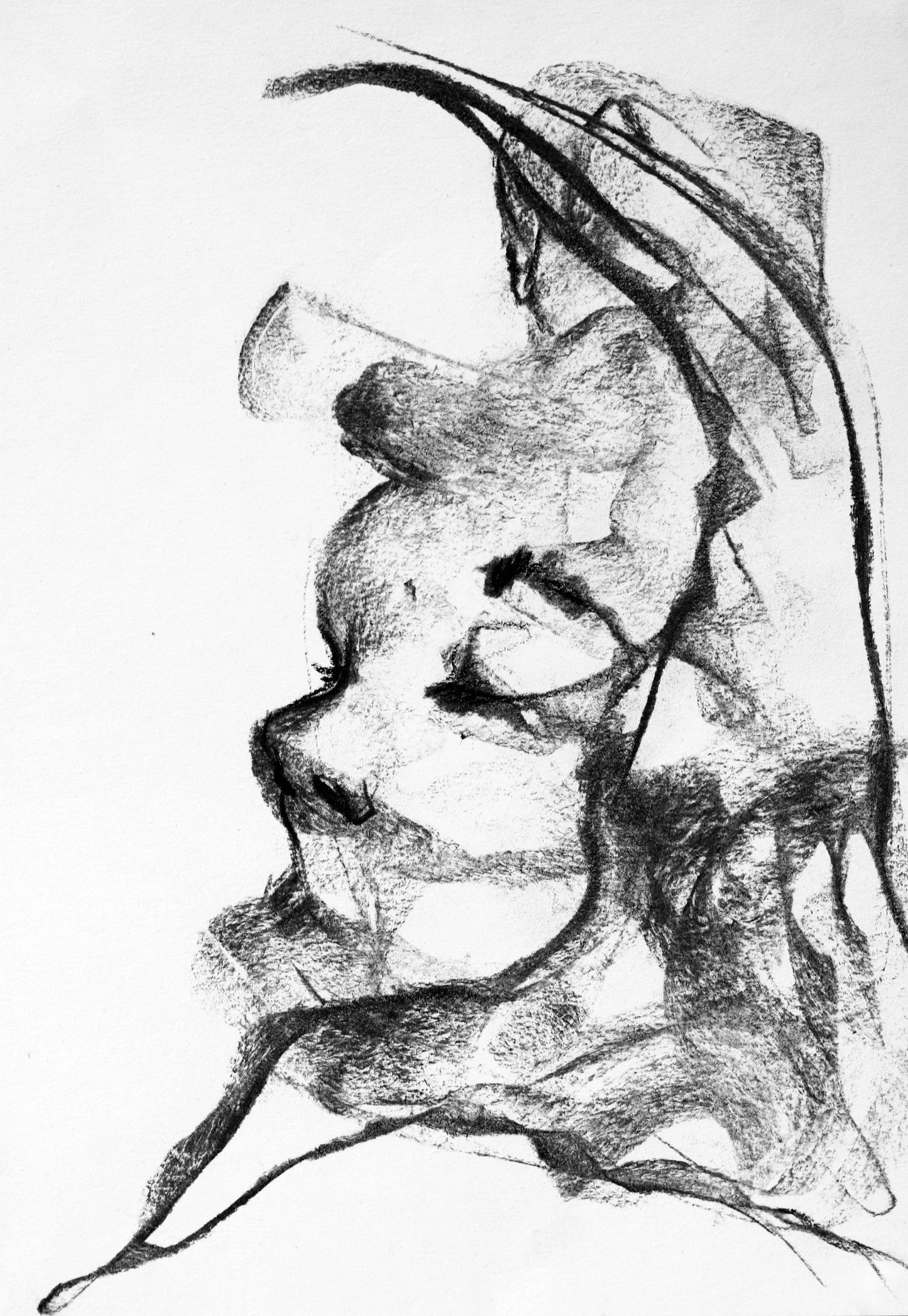 Emergence | Charcoal Original Drawing