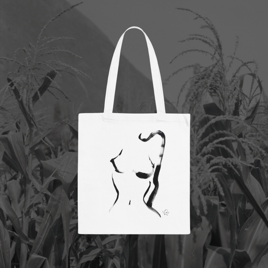 Bold – Minimalist Nude Figure Tote Bag