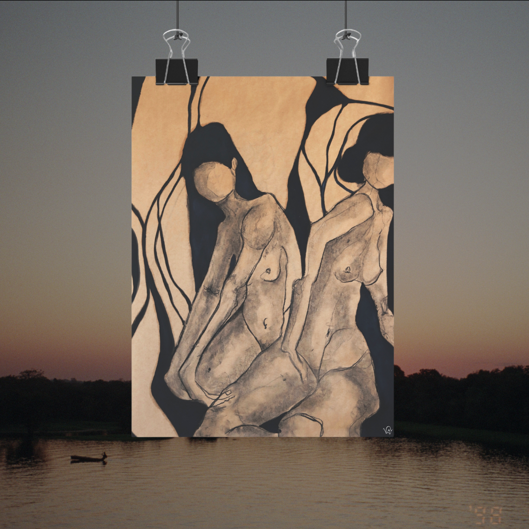 Yuka | Fine Art Print of Original Figurative Drawing